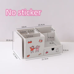 Creative Fashion Student Cute Desktop Storage Pen Bucket