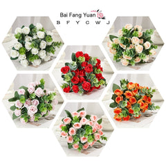 Living Room Decoration Flowers Wedding Ceremony Artificial Flower Arrangement